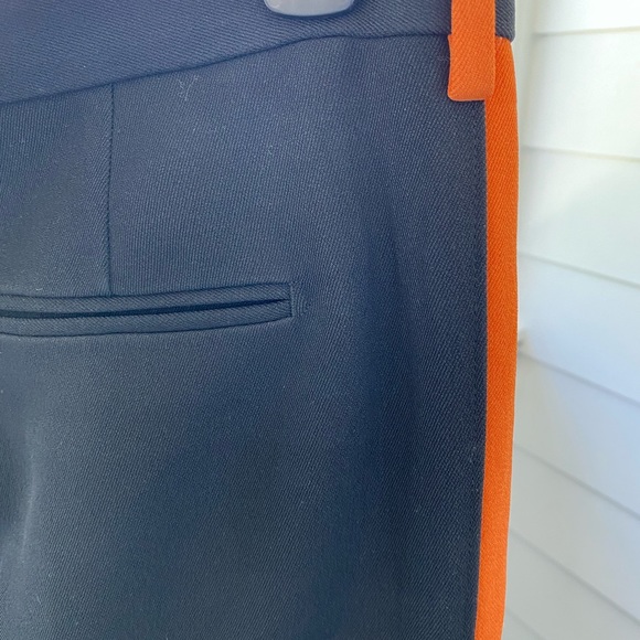 Made in Italy Black with Orange Stripe Tux Trouser - Picture 4 of 13